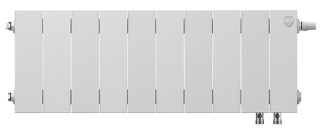 Алюминиевый радиатор Royal Thermo PianoForte 200 Bianco Traffico 