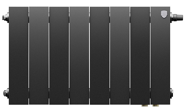 Алюминиевый радиатор Royal Thermo PianoForte 300 Noir Sable VDR80 