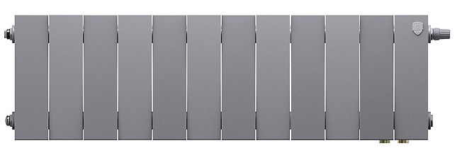 Алюминиевый радиатор Royal Thermo PianoForte 200 Silver Satin  