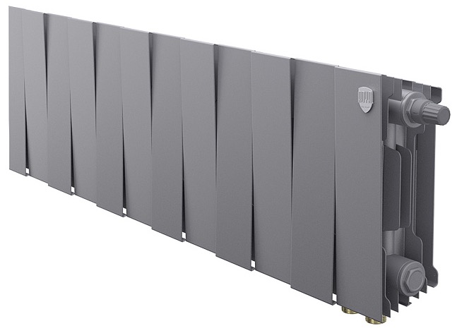 Алюминиевый радиатор Royal Thermo PianoForte 200 Silver Satin  