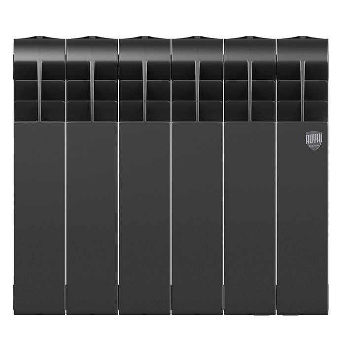 Алюминиевый радиатор Royal Thermo BiLiner 350 Noir Sable 