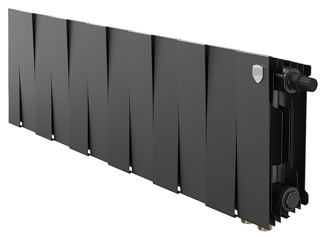 Алюминиевый радиатор Royal Thermo PianoForte 200 Noir Sable 
