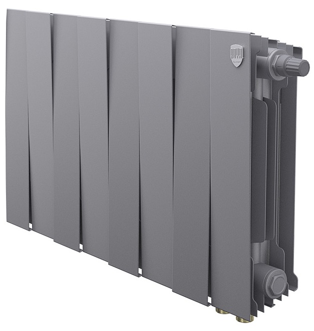 Алюминиевый радиатор Royal Thermo PianoForte 300 Silver Satin VDR80 