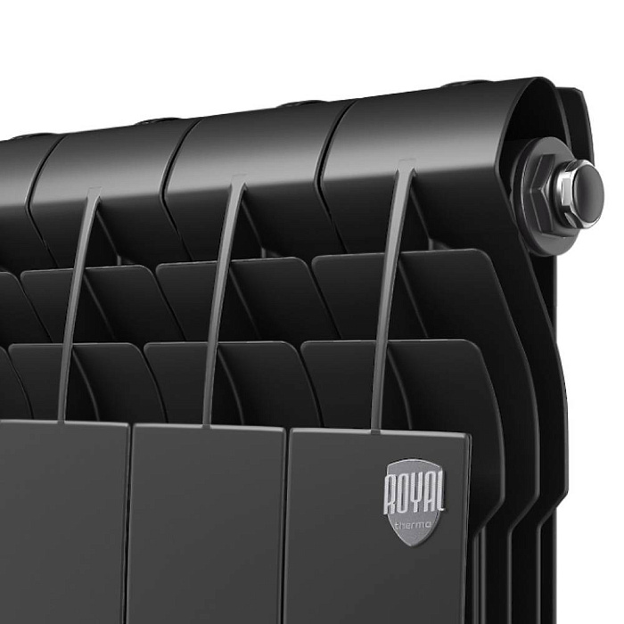 Алюминиевый радиатор Royal Thermo Biliner Alum 500 Noir Sable 
