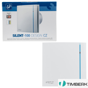Осевой вентилятор Soler&Palau Silent-100 CZ Matt White Design - 4C 5210007800