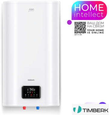 Накопительный электрический водонагреватель Timberk Home Intellect T-WSS80-N72-V-WF