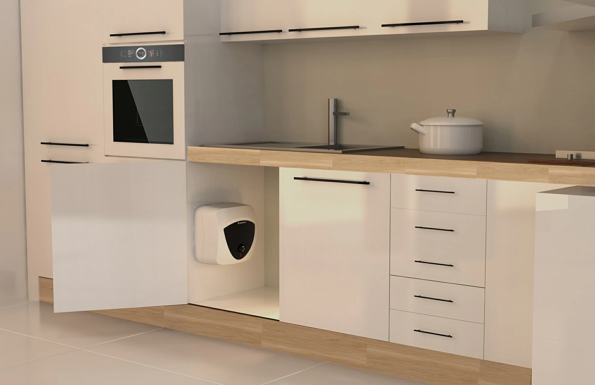 Накопительный водонагреватель Ariston ABS ANDRIS LUX 6 UR