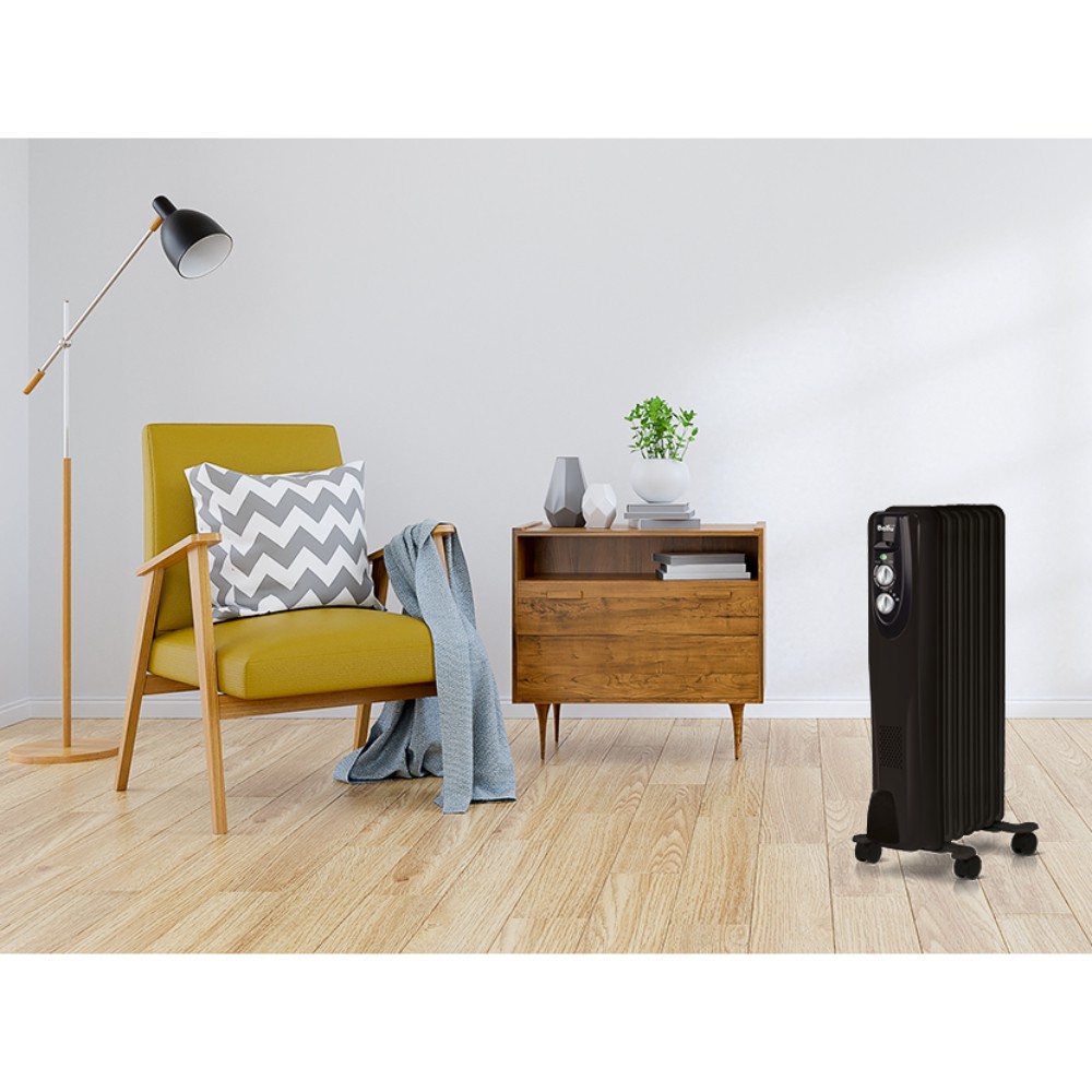 Масляный радиатор Ballu Classic black BOH/CL-11BRN