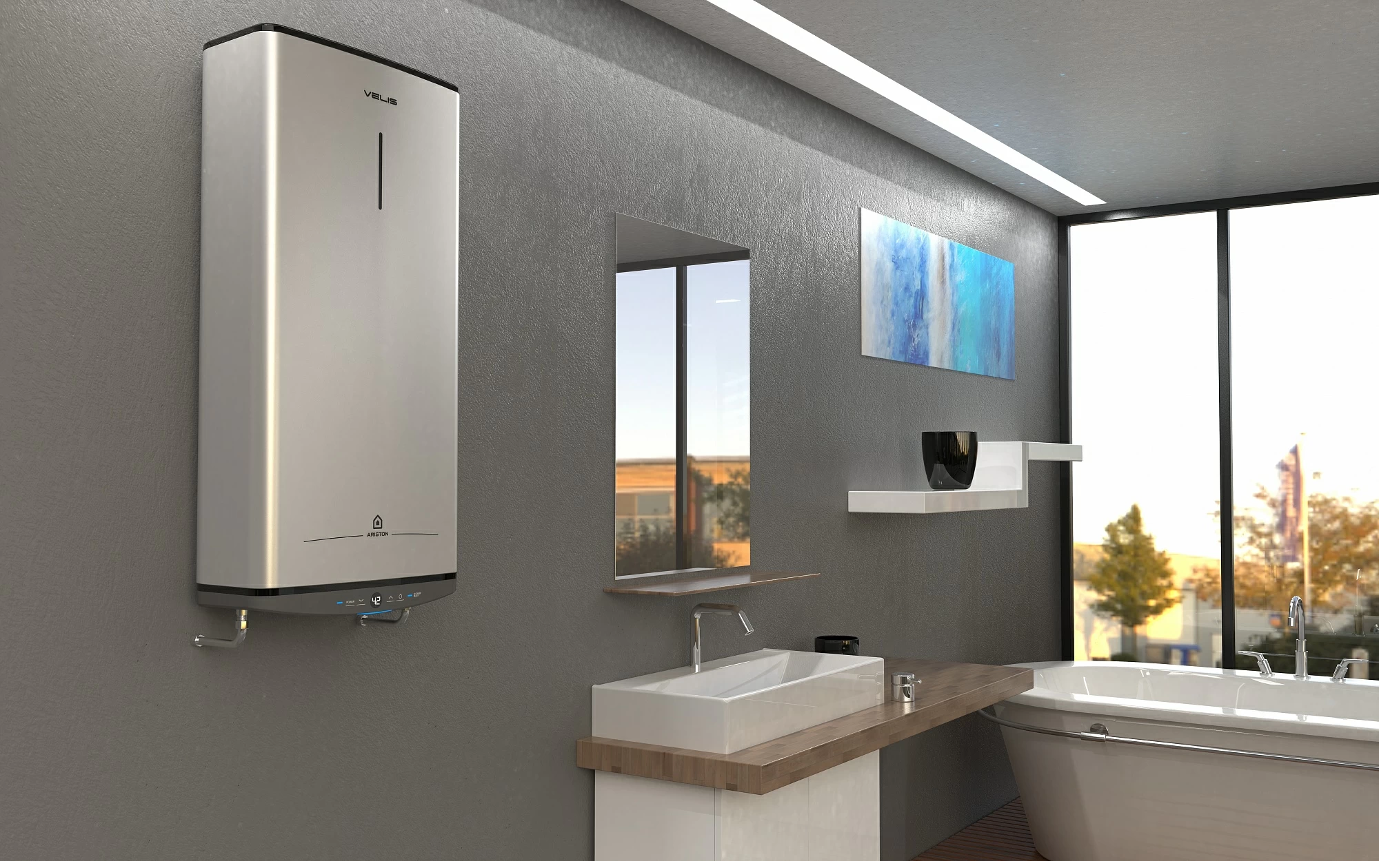 Накопительный водонагреватель Ariston ABSE VLS PRO INOX PW 100
