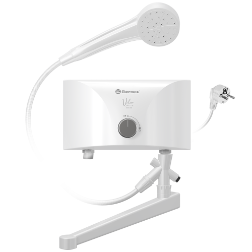 Проточный водонагреватель THERMEX Vetro 5500 combi
