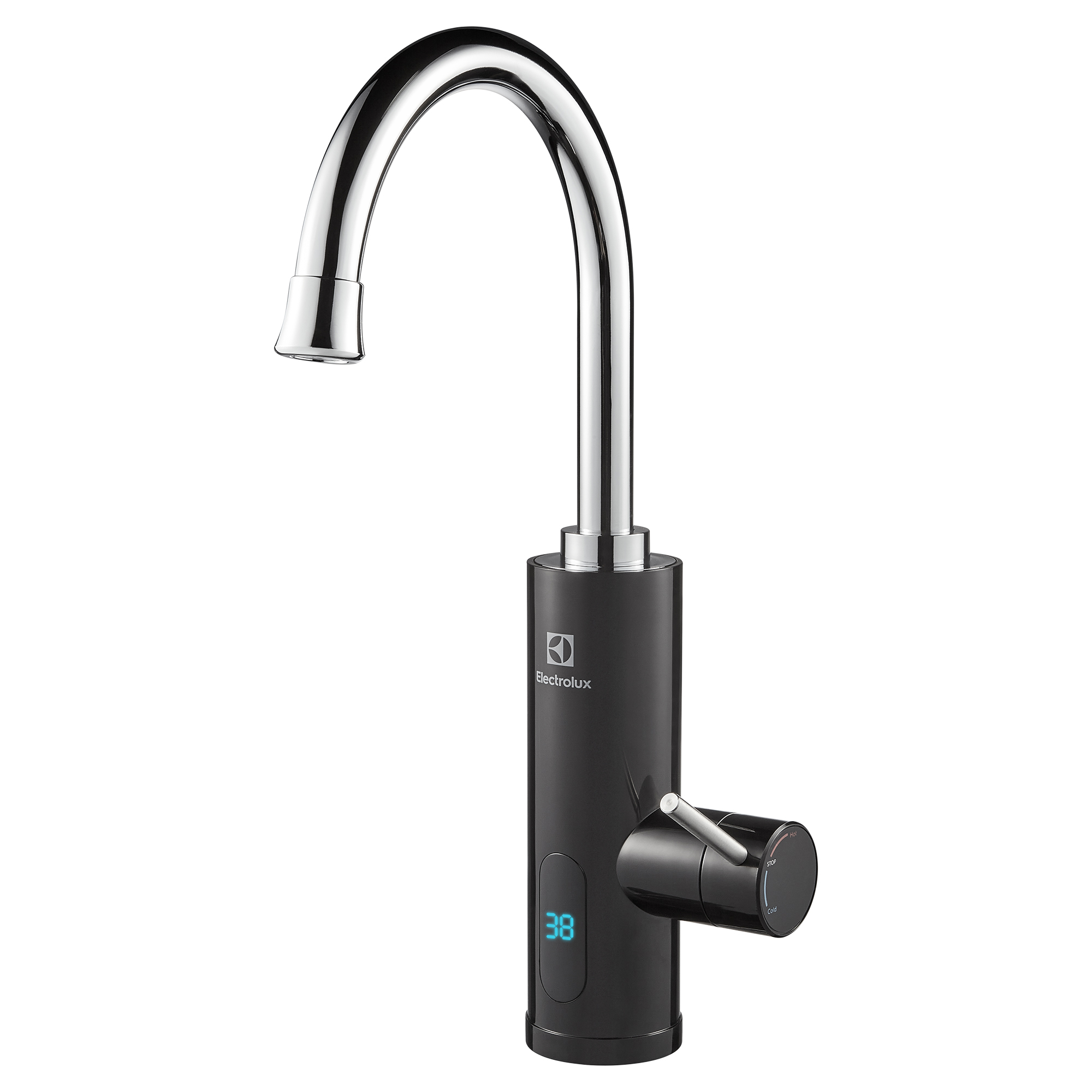 Проточный электрический водонагреватель-кран Electrolux Taptronic (черный)